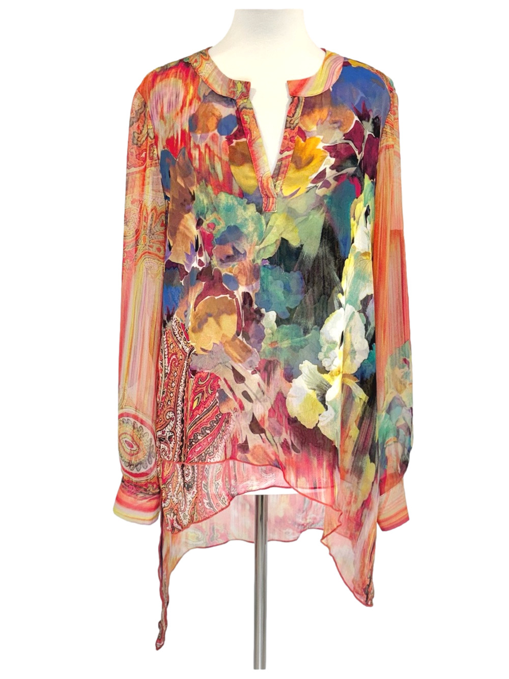 Cartise multicolour tunic blouse